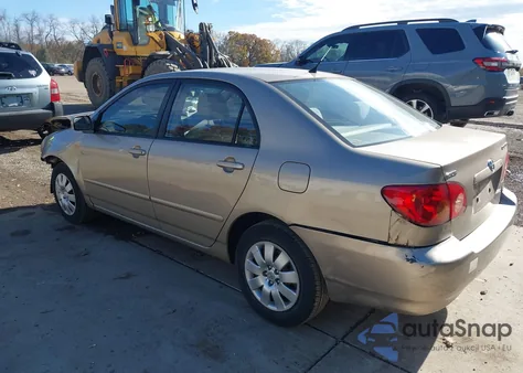 2004 Toyota Corolla Le из США, поврежденный, VIN 2T1BR32E44C235635